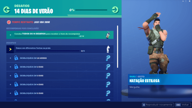 Fortnite: Desbloqueie todas as recompensas da temporada zero