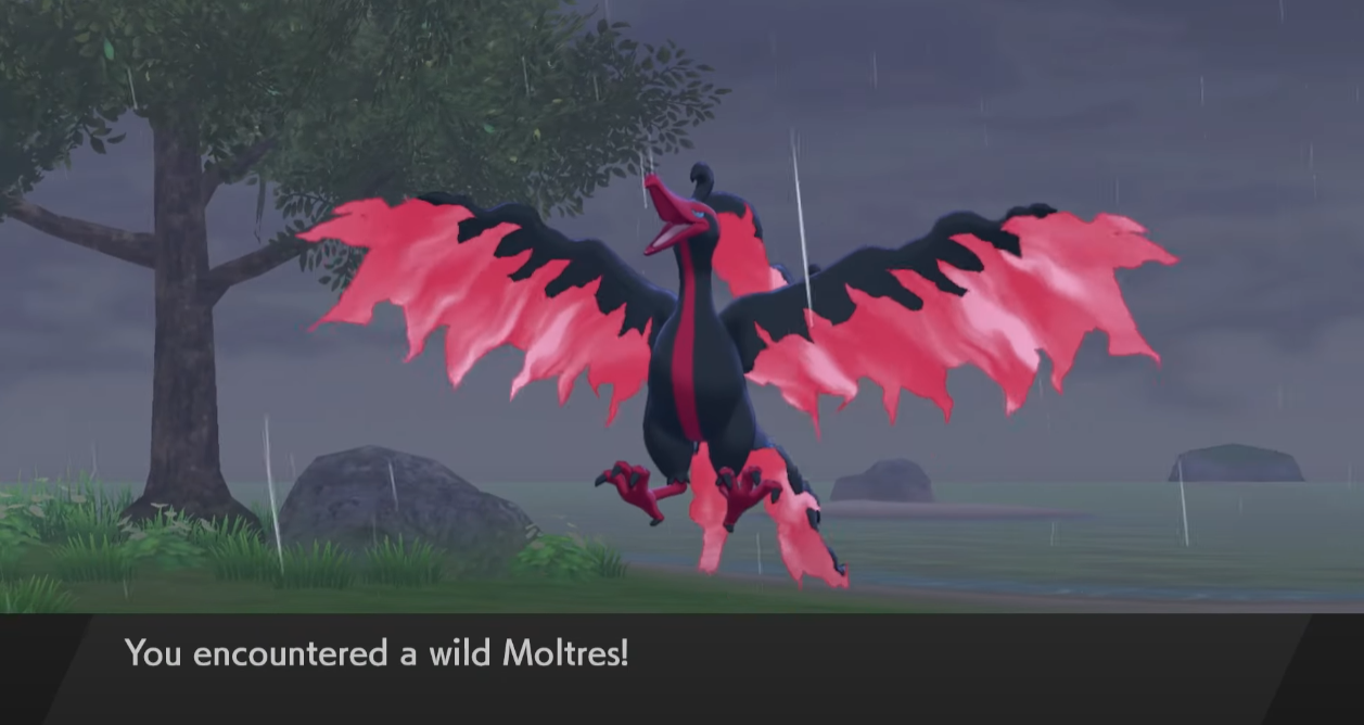 Pokemon Sword and Shield está dando pássaros lendários brilhantes