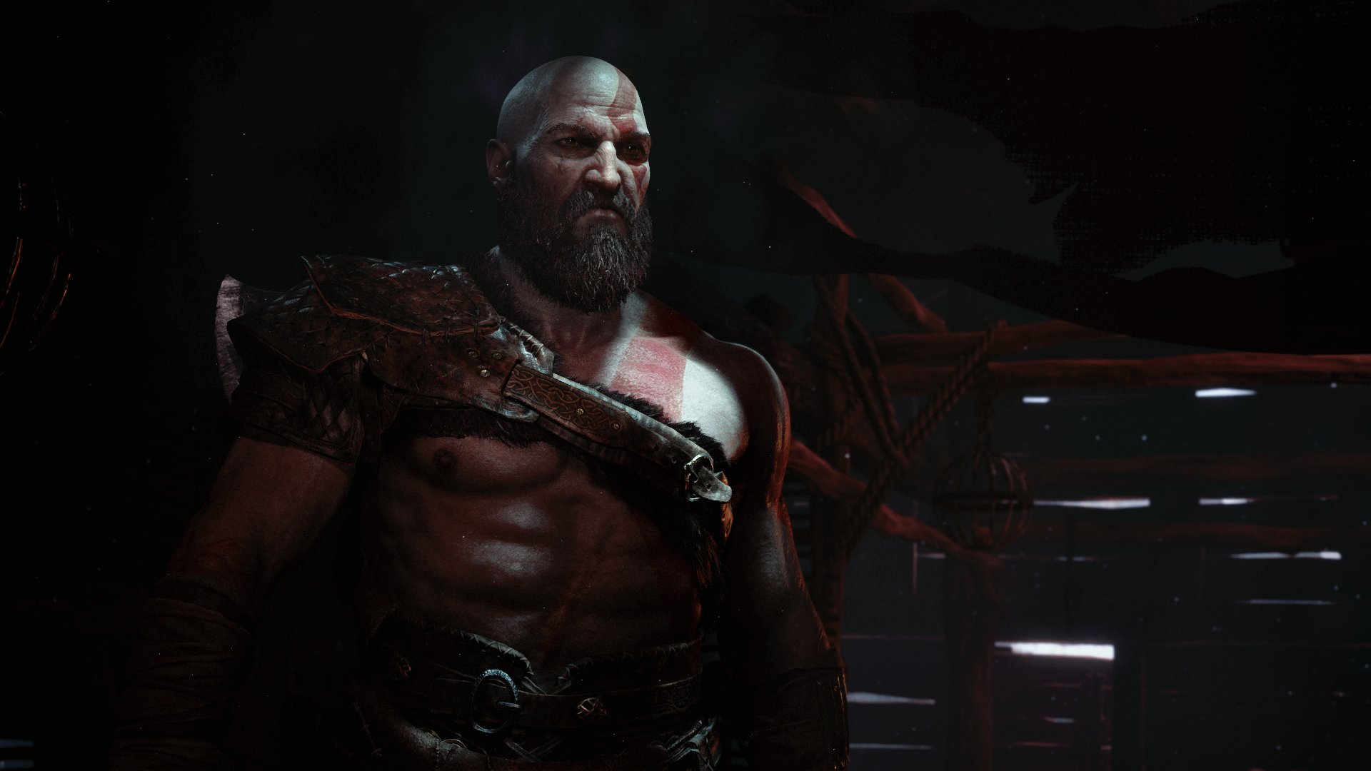 Kratos Wallpaper 4K, Fortnite, God of War, Skin