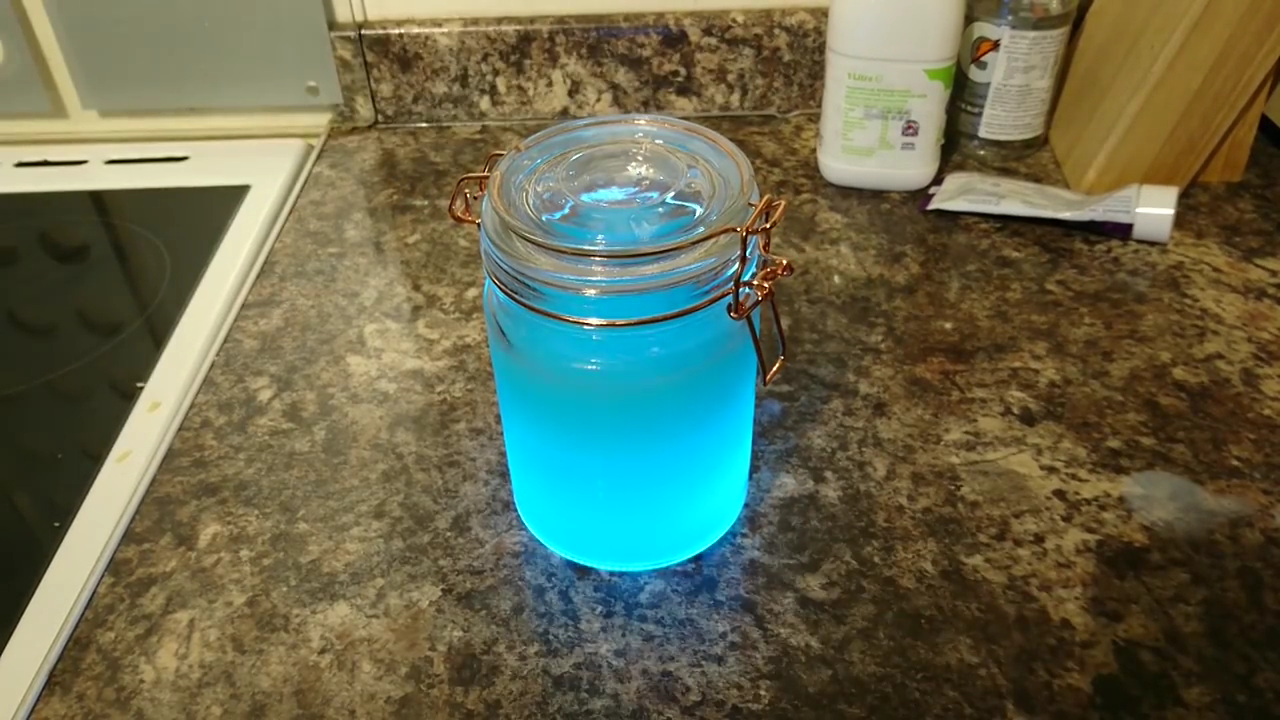 Blue slurp juice