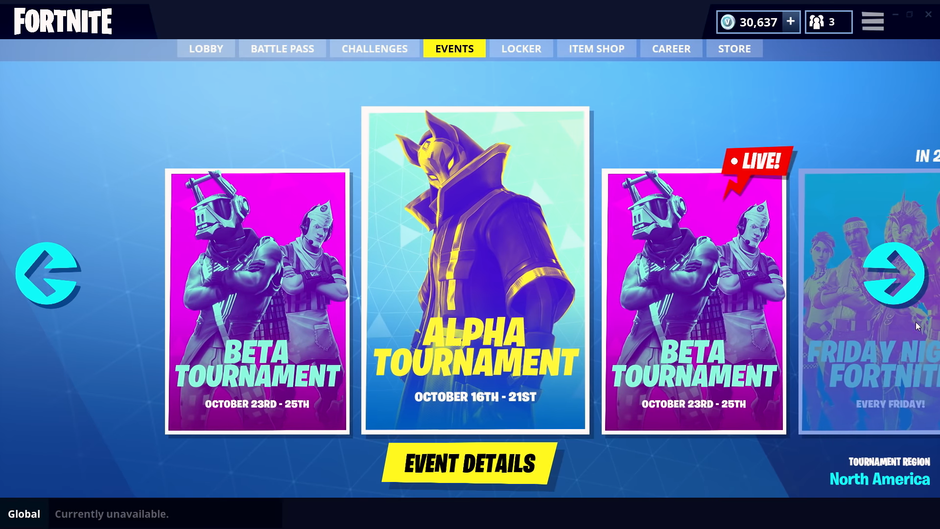 FIRST FORTNITE TOURNAMENT OF CHAPTER 5