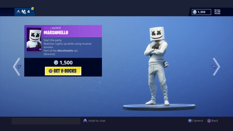 Marshmello skin, glider, and emote added to Fortnite's Item Shop - Dot ...