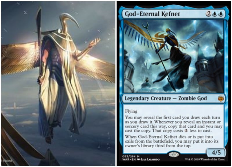 God-Eternal Kefnet spoiler card in MTG War of the Spark