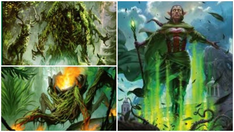 MTG elementals continue to grow with M20 spoiler, Overgrowth Elemental ...