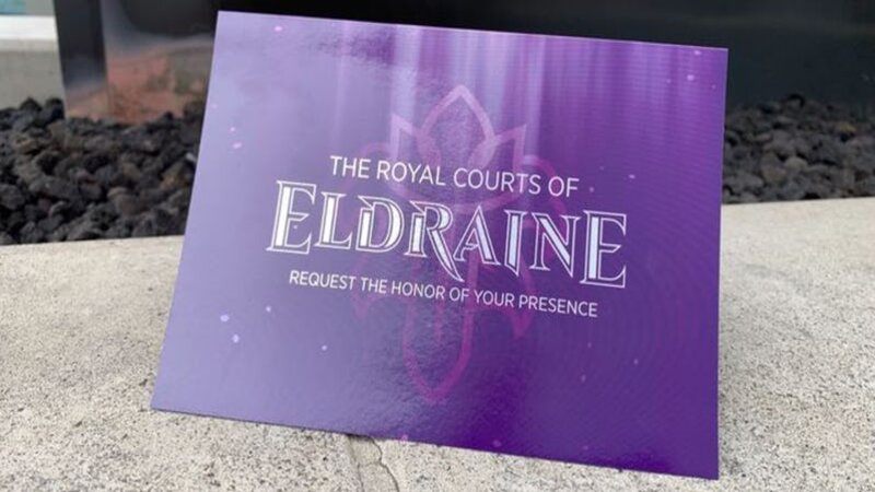 Magic The Gathering Throne of Eldraine name release at SDCC