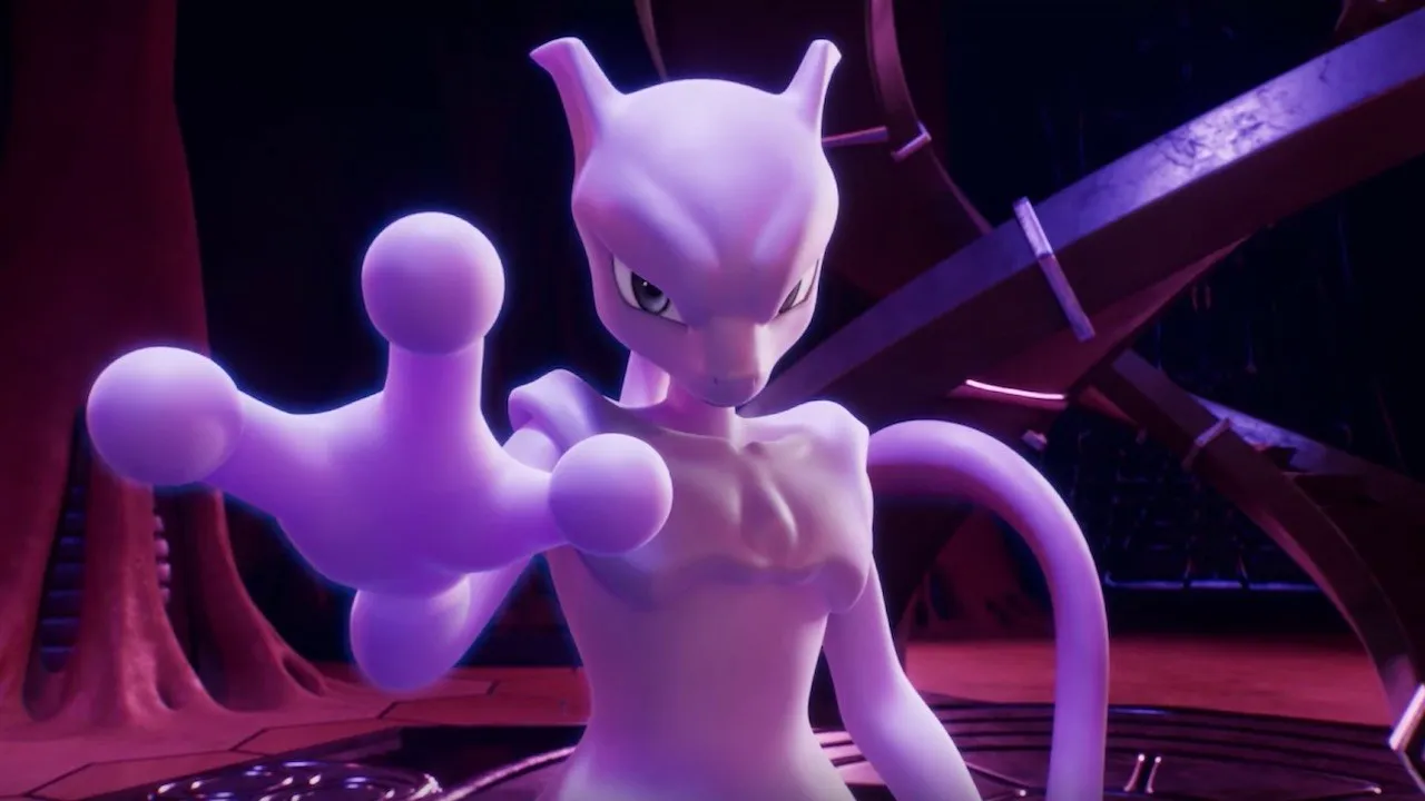 Mewtwo holding out his paw-hand thing in Pokemon.