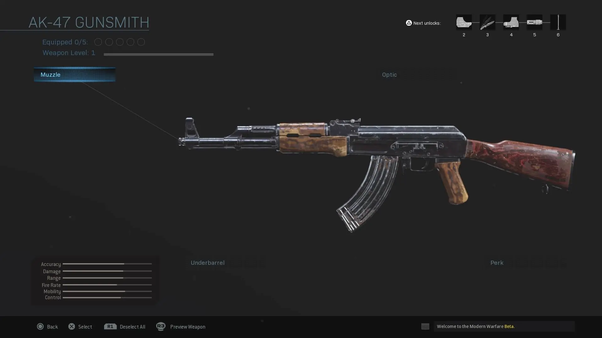 All Weapons You Can Gunsmith in the Modern Warfare 2 Beta - Dot