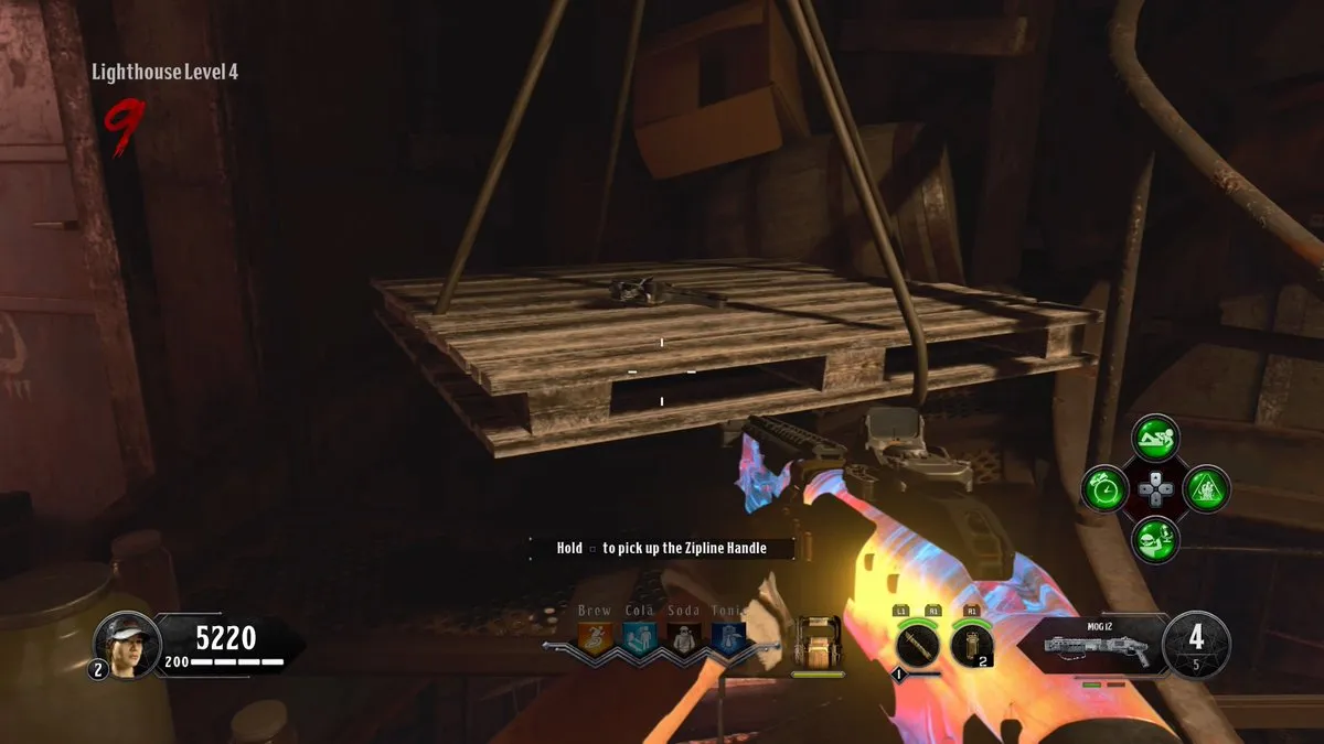 How To Get The Zipline Handle In Call Of Duty Black Ops 4 Zombies Map
