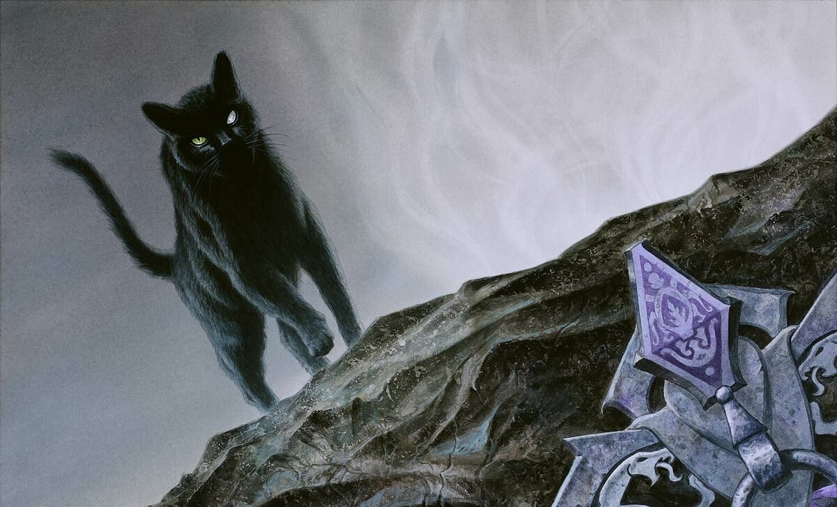 Cauldron Familiar Art Magic Throne of Eldraine