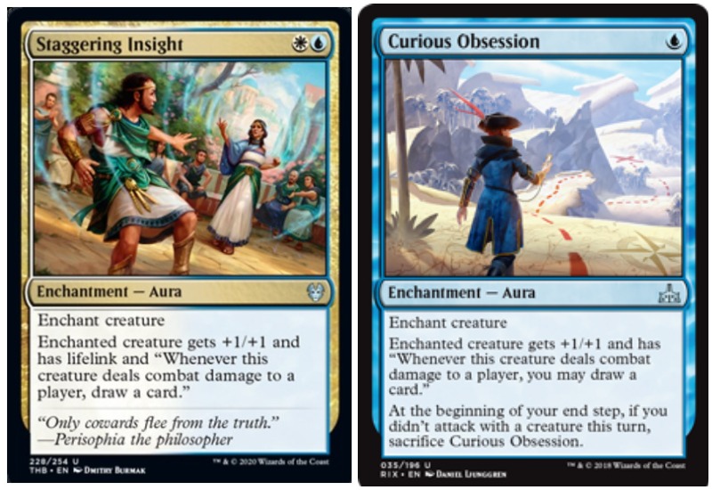 Staggering Insight vs Curious Obsession MTG