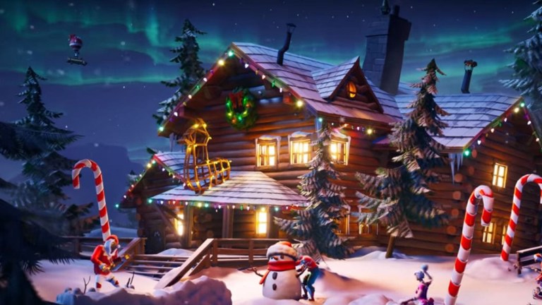 Where to find holiday trees for Fortnite Winterfest 2019