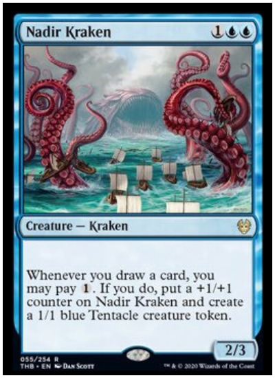 Nadir Kraken THB Magic The Gathering
