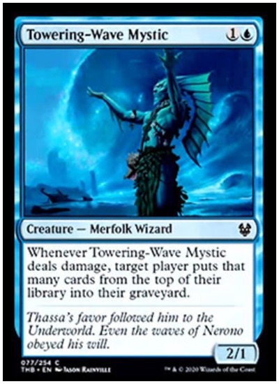 Towering Wave Mystic THB MTG