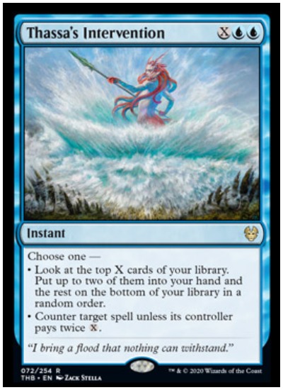 Blue may have the most powerful Instant in Standard.