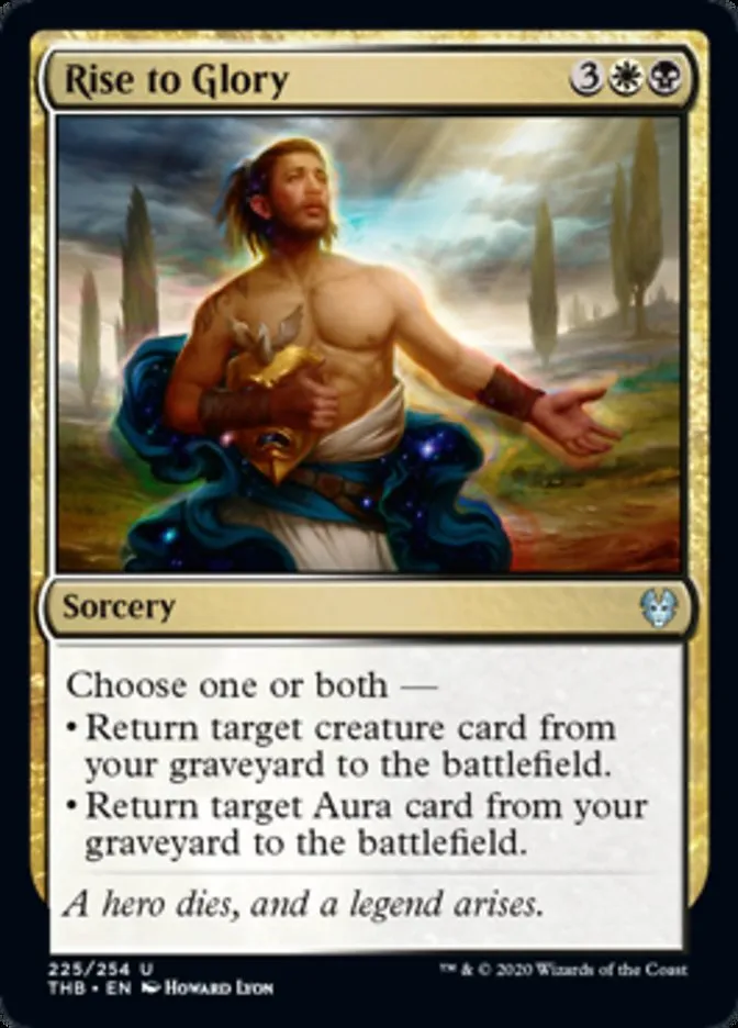 Rise to Glory Spoiler Magic Theros Beyond Death