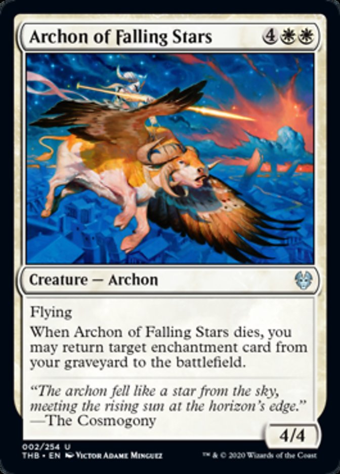 Archon of Falling Stars Spoiler Magic Theros Beyond Death