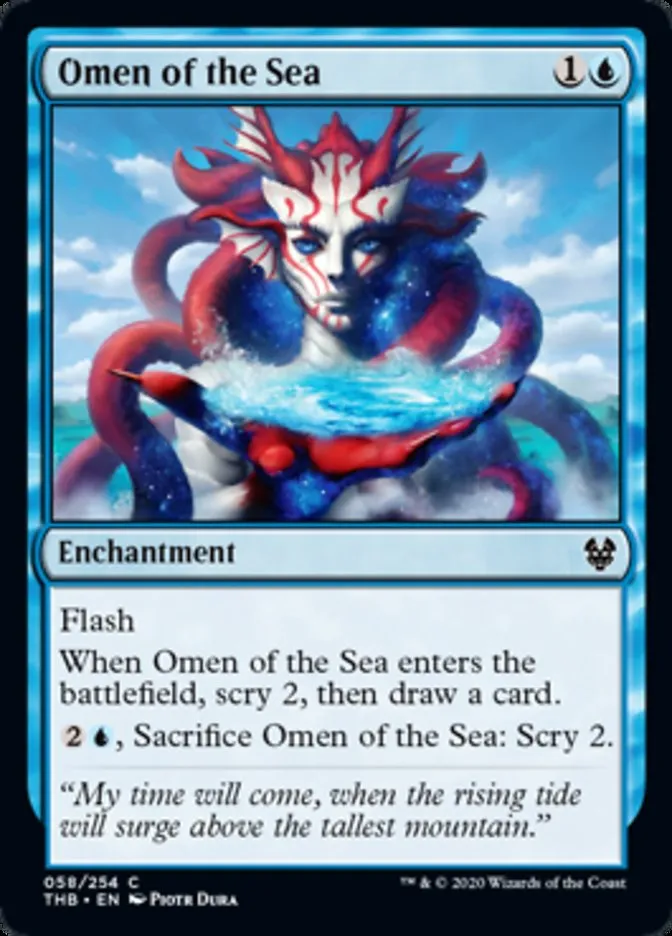 Omen of the Sea Magic Theros Beyond Death