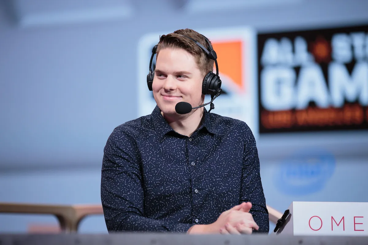 Reinforce on the Overwatch casting desk.