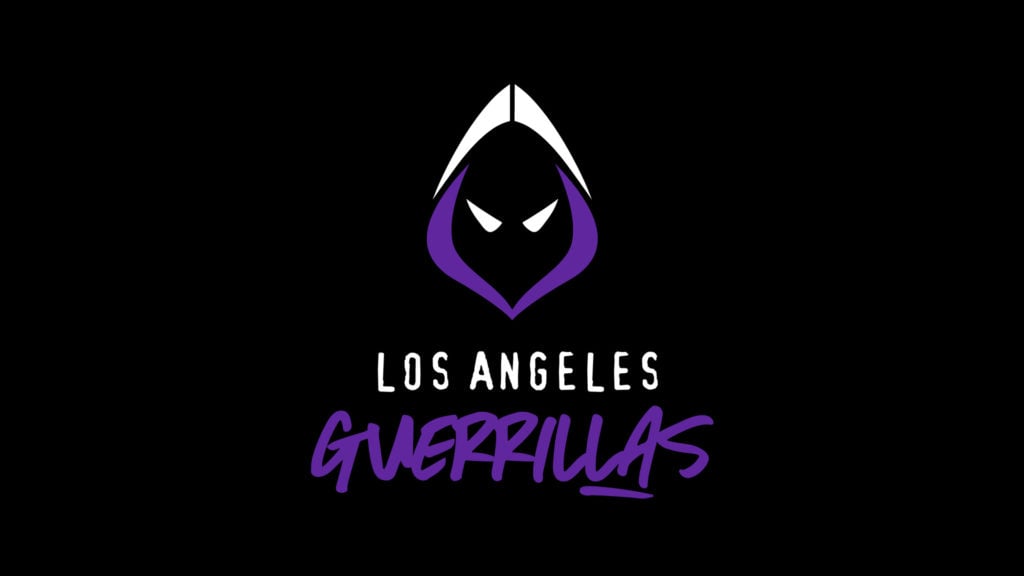 LA Guerrillas logo on a black background.