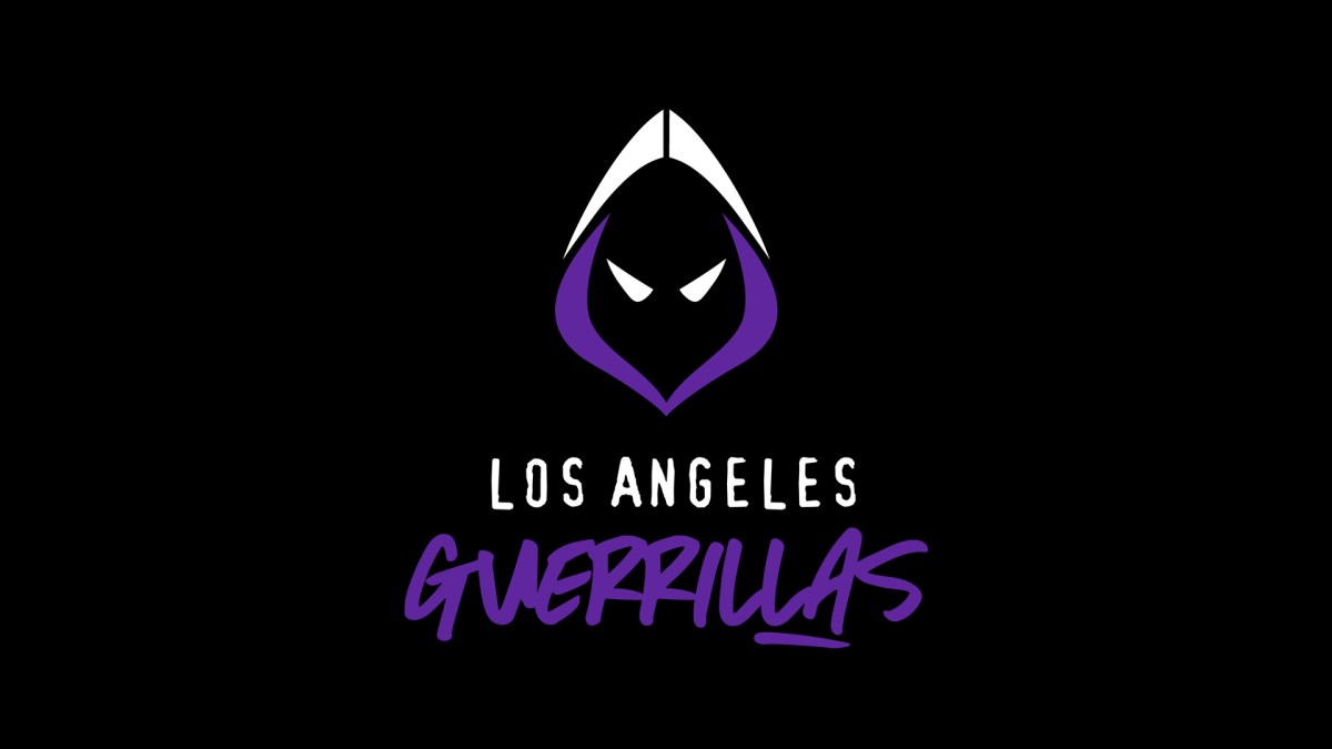 LA Guerrillas logo on a black background.