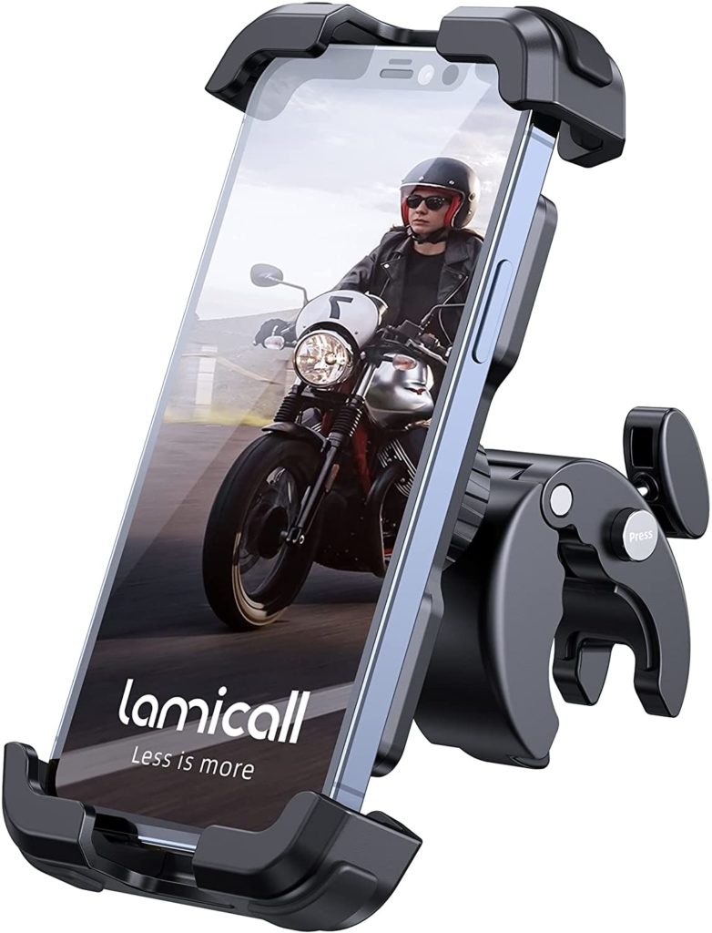 Lamicall Motorcycle Phone Mount, Bike Phone Holder