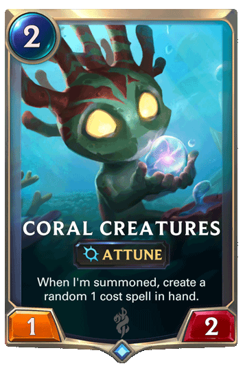 LoR Coral Creatures