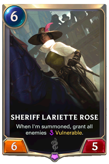 LoR Sheriff Lariette Rose