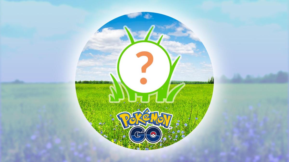 Pokemon Go logo. A circle with a question mark in the middle.