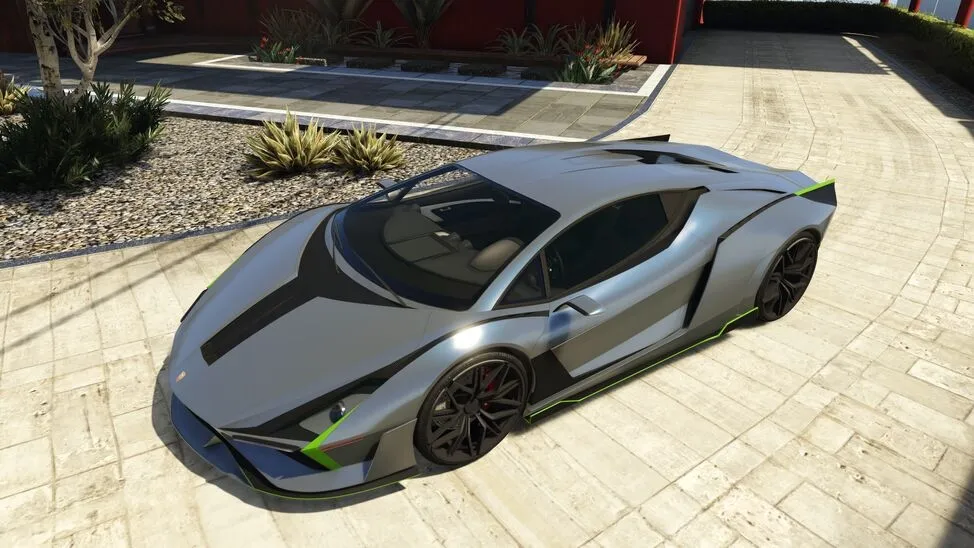 Pegassi Ignus parked in the driveway.