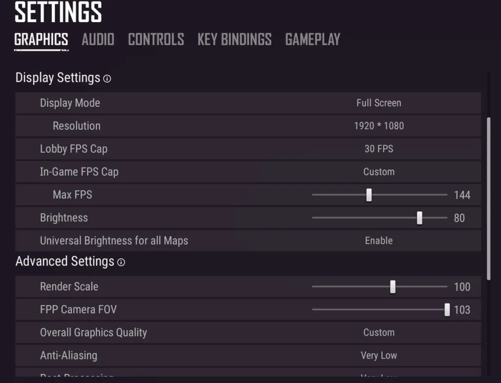 ChocoTaco PUBG settings and keybinds Dot Esports