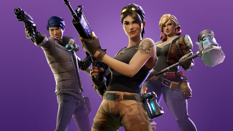 Artwork of the original Fortnite characters for the Save the World portion of the game.