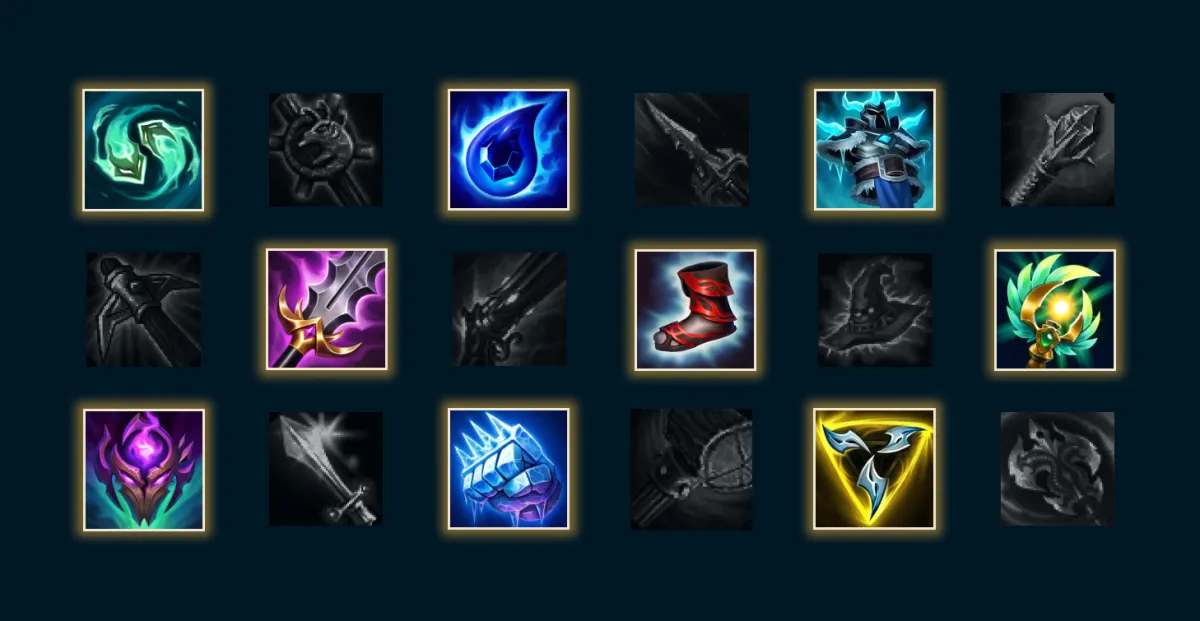 A list of items from League of Legends.