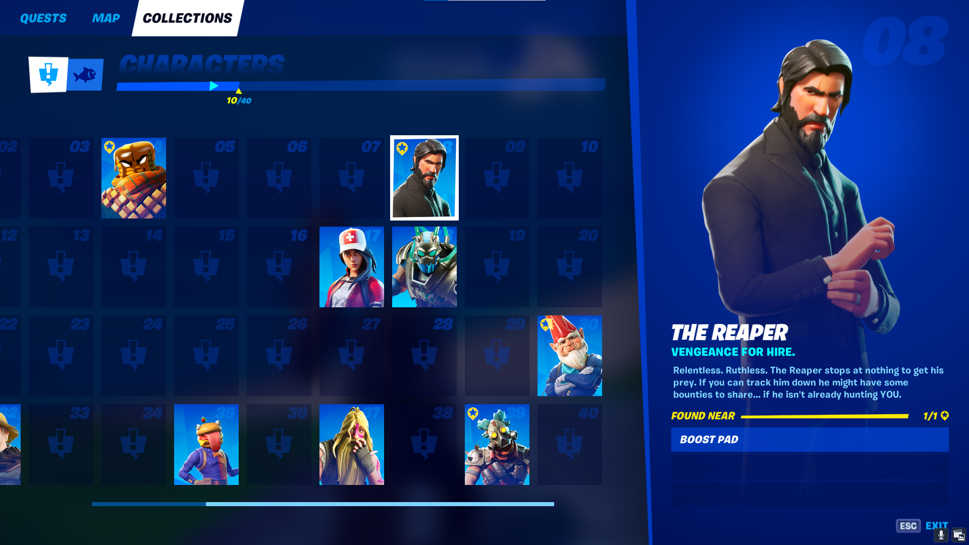 All 42 Character Locations In Collections In Fortnite Chapter 2, Season 5