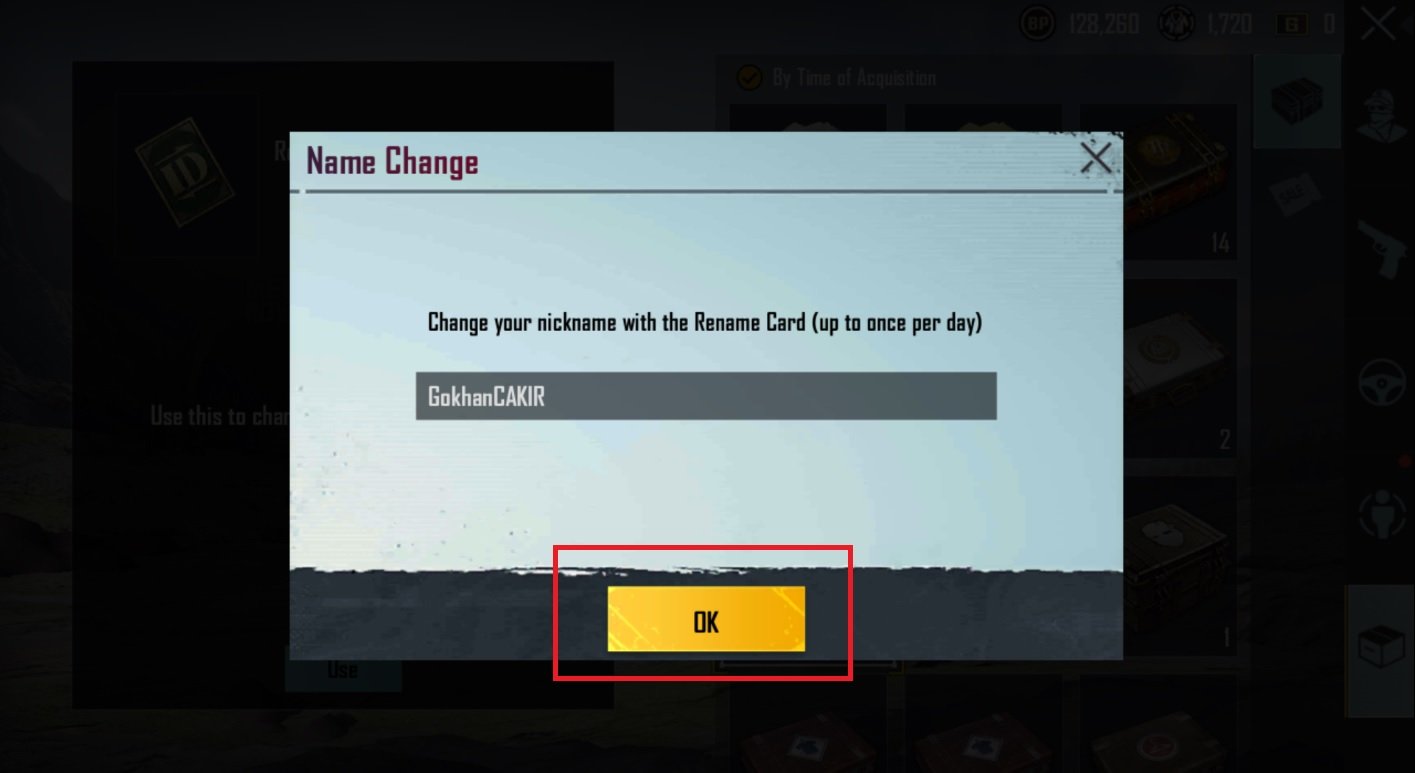 How to change your name and appearance in PUBG Mobile