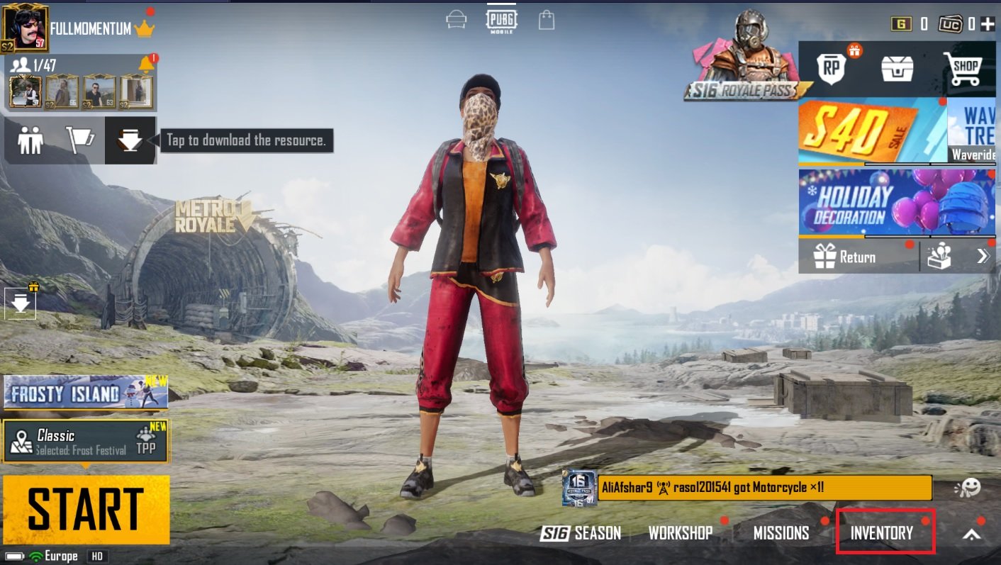 How to change your name and appearance in PUBG Mobile