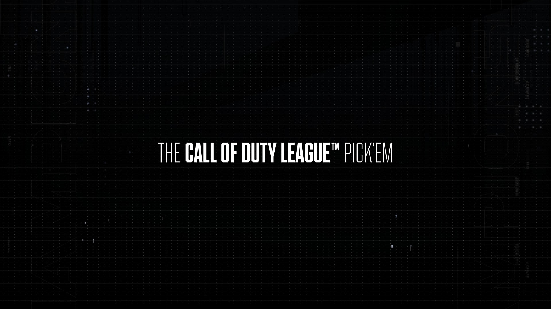 Call of Duty League - Pick'em