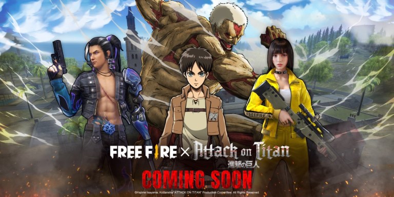 Free Fire Collaboration with 'Attack on Titan' Now Live