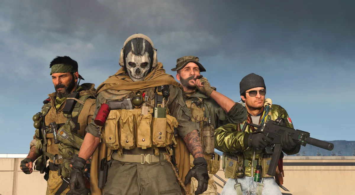 Call of Duty operators from different eras group up.