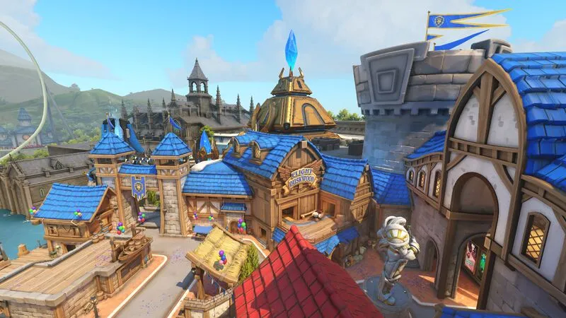 The Blizzard World map.