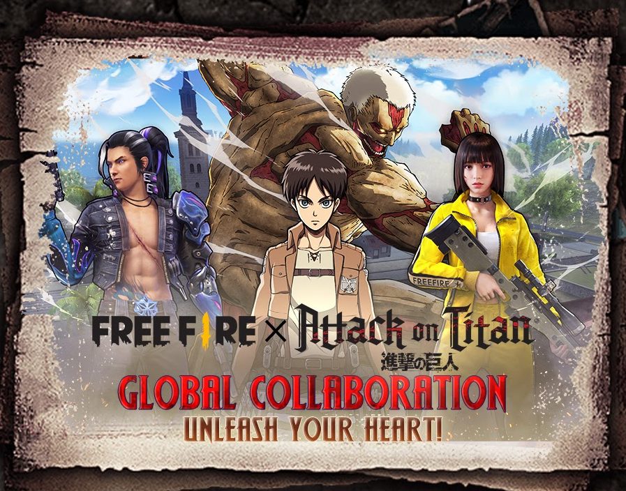 Free Fire reveals collab with Attack on Titan - Dot Esports