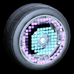 Discotheque wheels in the Rocket League inventory.