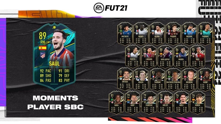 How To Complete Player Moments Saúl Sbc In Fifa 21 Ultimate Team