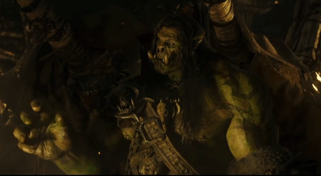 An image of an orc in the warcraft movie