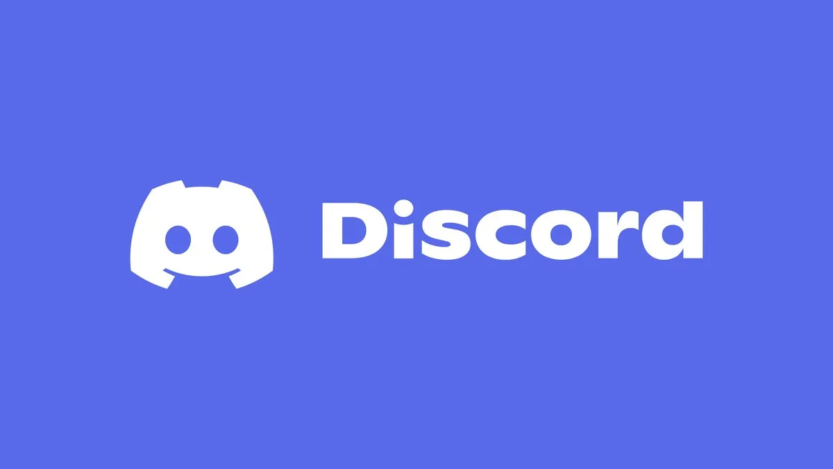 Discord logo on a purple background.