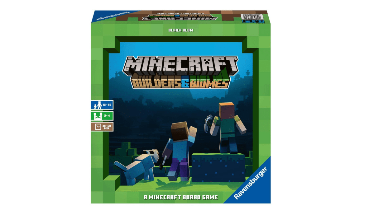 Ravensburger Minecraft- Builders & Biomes Strategy Board Game