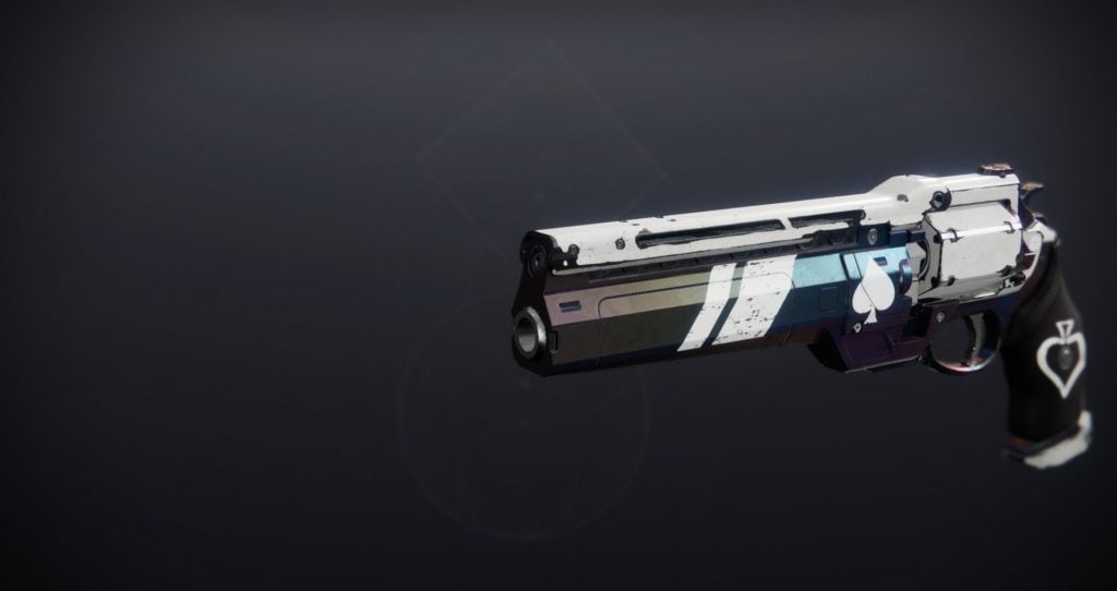 The Ace of Spades Exotic hand cannon in Destiny 2.
