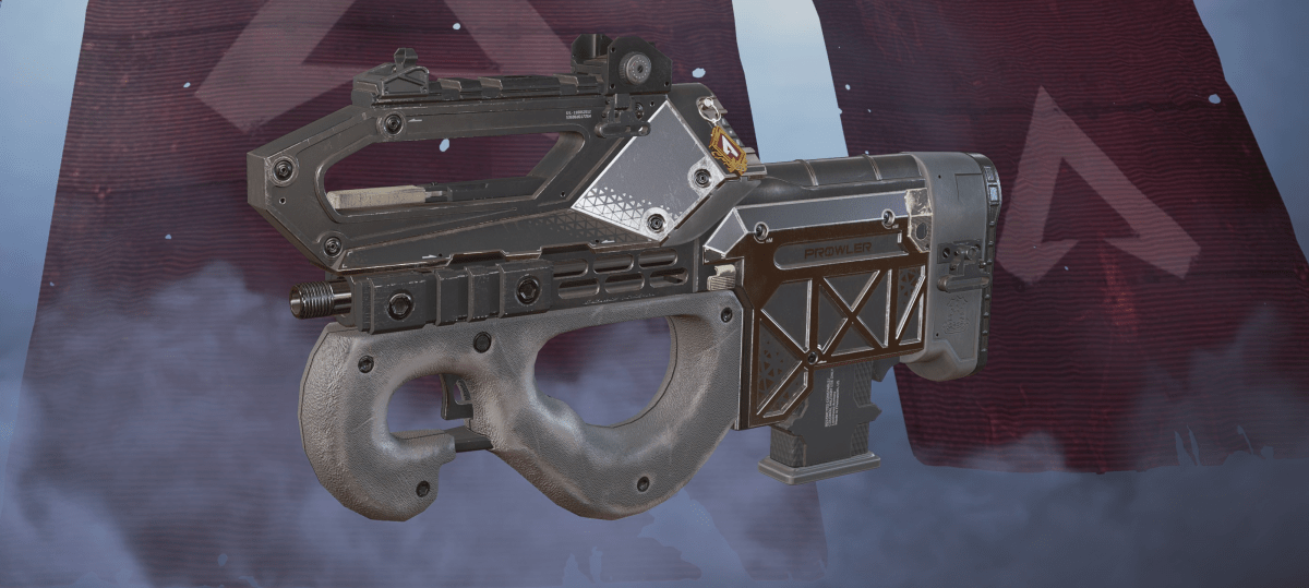 The Prowler SMG, as seen in Apex's menu screen.
