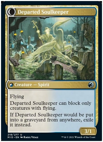 Departed Soulkeeper backside of Devoted Grafkeeper