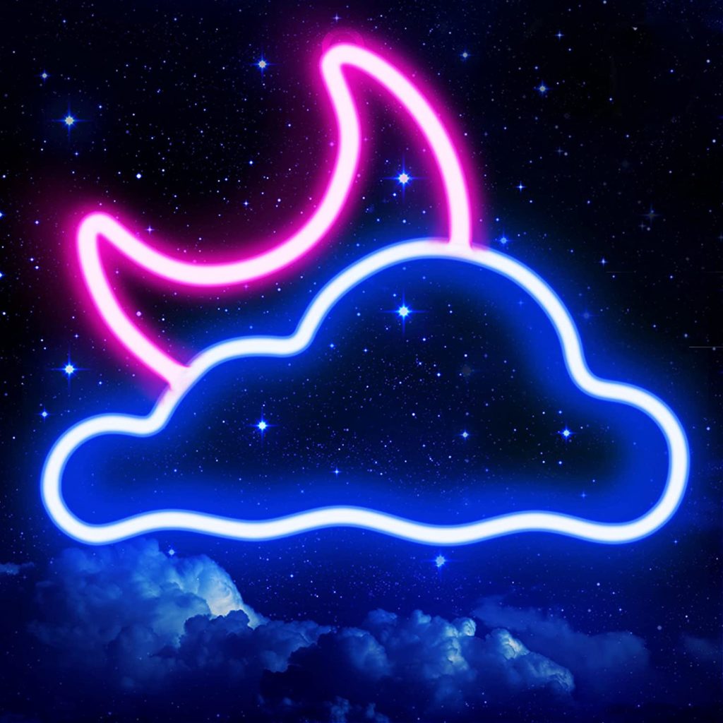 Cloud and Moon Led Neon Light