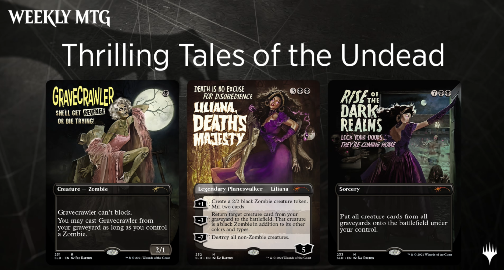 MTG Secret Lair Thrilling Tales of the Undead